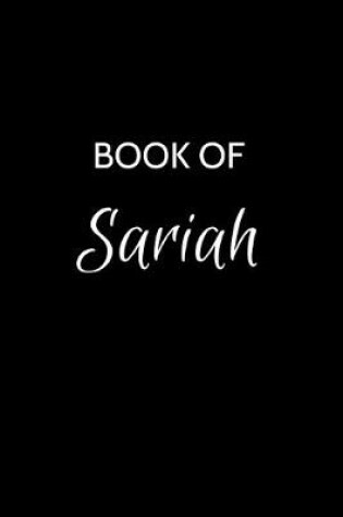 Cover of Book of Sariah