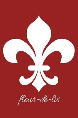 Book cover for fleur-de-lis - Brick Red