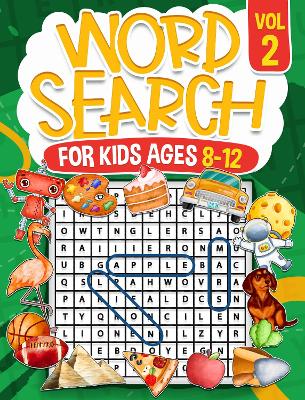 Book cover for Word Search for Kids Ages 8-12 | Volume 2