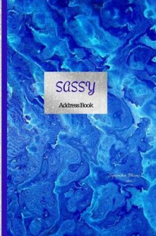 Cover of September Blooms Address Book - Sassy Water