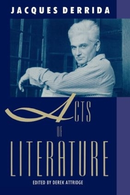 Book cover for Acts of Literature