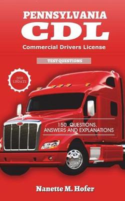 Book cover for Pennsylvania Commercial Drivers License Permit Test