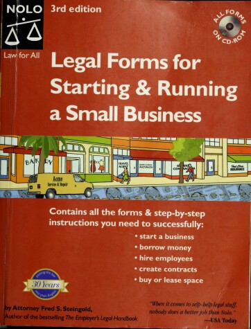 Cover of Legal Forms for Starting & Running a Small Business "With CD"