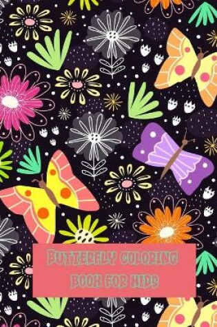 Cover of Butterfly coloring book for kids