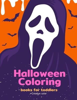 Book cover for Halloween Coloring Book for Toddlers