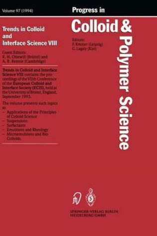 Cover of Trends in Colloid and Interface Science VIII