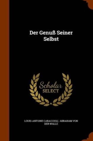 Cover of Der Genuss Seiner Selbst