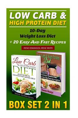 Book cover for Low Carb & High Protein Diet Box Set 2 in 1