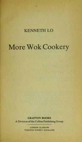 Book cover for More Wok Cookery