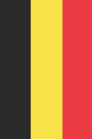 Cover of Belgium Travel Journal - Belgium Flag Notebook - Belgian Flag Book