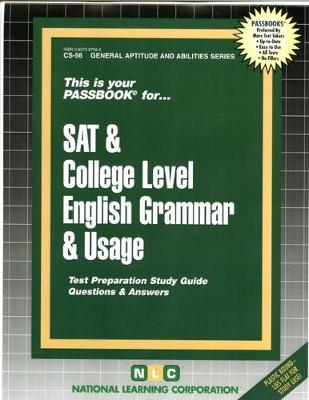 Book cover for SAT & COLLEGE LEVEL ENGLISH GRAMMAR & USAGE