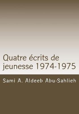 Book cover for Quatre  crits de Jeunesse 1974-1975
