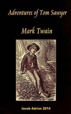 Book cover for Adventures of Tom Sawyer Mark Twain