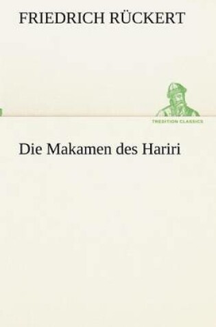 Cover of Die Makamen des Hariri