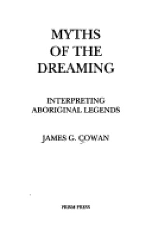 Cover of Myths of the Dreaming