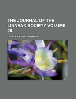 Book cover for The Journal of the Linnean Society Volume 20