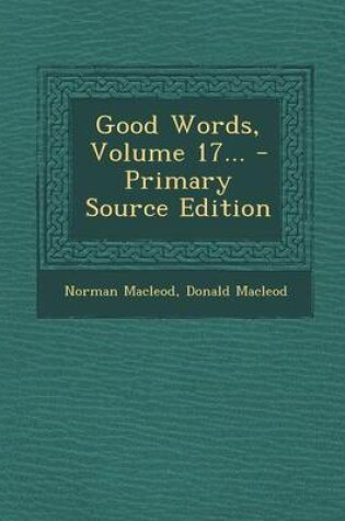 Cover of Good Words, Volume 17...