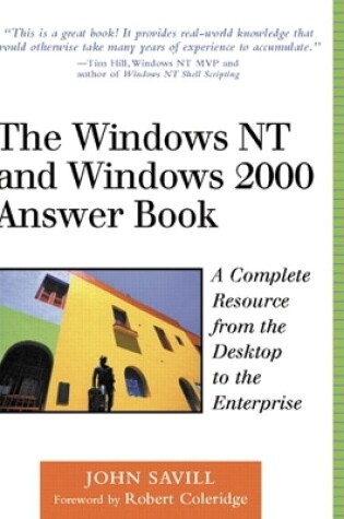 Cover of The Windows NT and Windows 2000 Answer Book