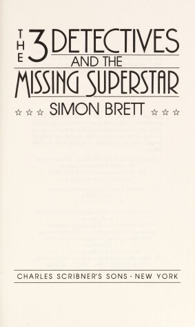 Book cover for The 3 Detectives and the Missing Superstar