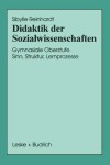 Book cover for Didaktik der Sozialwissenschaften