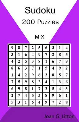 Book cover for Sudoku 200 Puzzles MIX