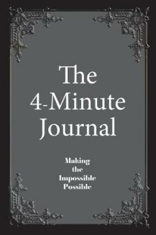 Cover of The 4-Minute Journal - Dated Black (Oct - Sep)