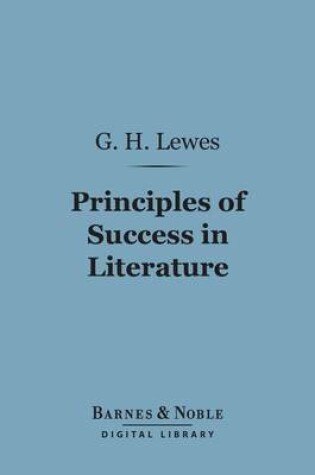 Cover of Principles of Success in Literature (Barnes & Noble Digital Library)