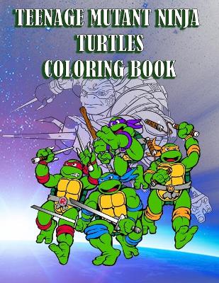 Book cover for NINJA TURTLES coloring book