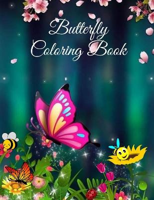 Book cover for Butterfly Coloring Book