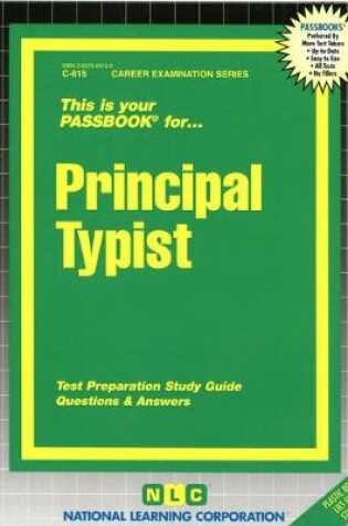 Cover of Principal Typist