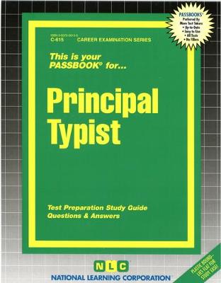 Book cover for Principal Typist