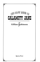 Book cover for The Slow Reign of Calamity Jane