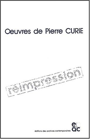 Book cover for Oeuvres de Pierre Curie