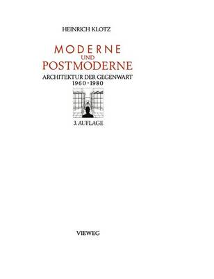 Book cover for Moderne Und Postmoderne