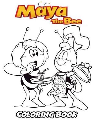 Book cover for Maya the Bee Coloring Book