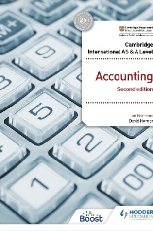 Cover of Cambridge International AS and A Level Accounting Second Edition