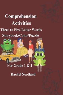 Book cover for Comprehension activities; three to five letter words