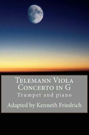 Cover of Telemann Viola Concerto in G - trumpet version