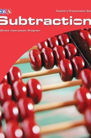 Cover of Corrective Mathematics Subtraction, Teacher Materials