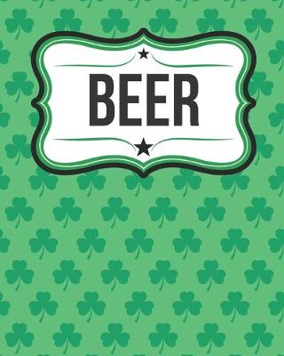 Book cover for Green Shamrock Irish Beer Journal