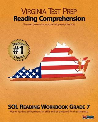 Book cover for Virginia Test Prep Reading Comprehension Sol Reading Workbook Grade 7