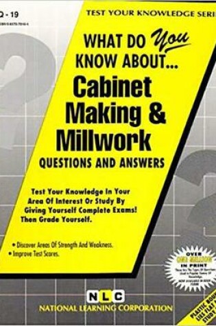 Cover of CABINET MAKING & MILLWORK