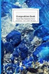 Book cover for Composition Book Royal Blue Afghanite Stone Wide Ruled