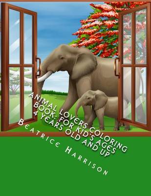 Book cover for Animal Lovers Coloring Book