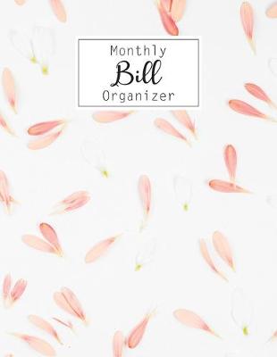 Book cover for Monthly Bill Organizer