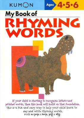 Book cover for Kumon My Book of Rhyming Words