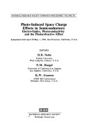 Book cover for Photo-Induced Space Charge Effects in Semiconductors: Photoconductivity, Spectroscopy and Electro-Optics