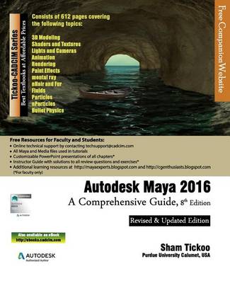 Book cover for Autodesk Maya 2016