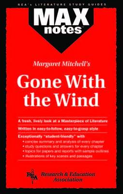 Book cover for Gone with the Wind (Maxnotes Literature Guides)
