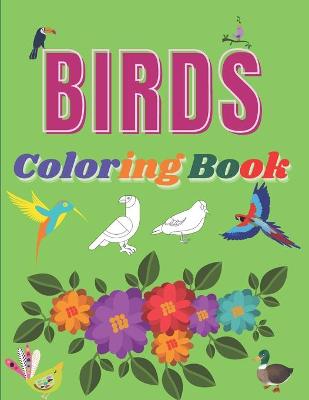 Book cover for Birds Coloring Book